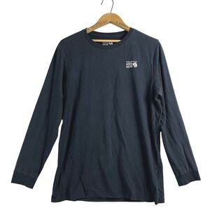 Mountain Hardwear Mens Long Sleeve Graphic Logo T-Shirt Black Size Large